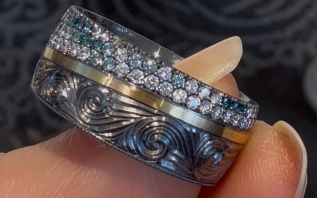 Kunsthandwerk aus Tantal und Diamant